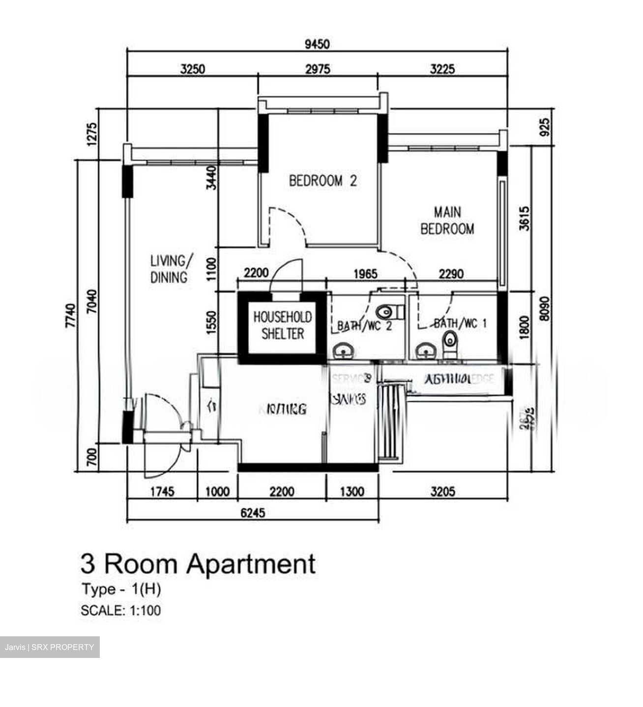 Blk 698C Jurong West Blossom (Jurong West), HDB 3 Rooms #607220631